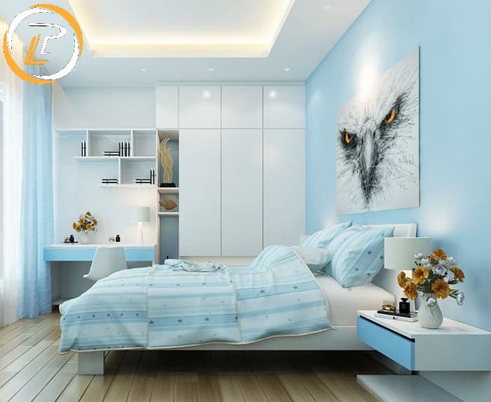 Vì sao bạn nên thiết kế phòng ngủ với tone màu xanh dương?